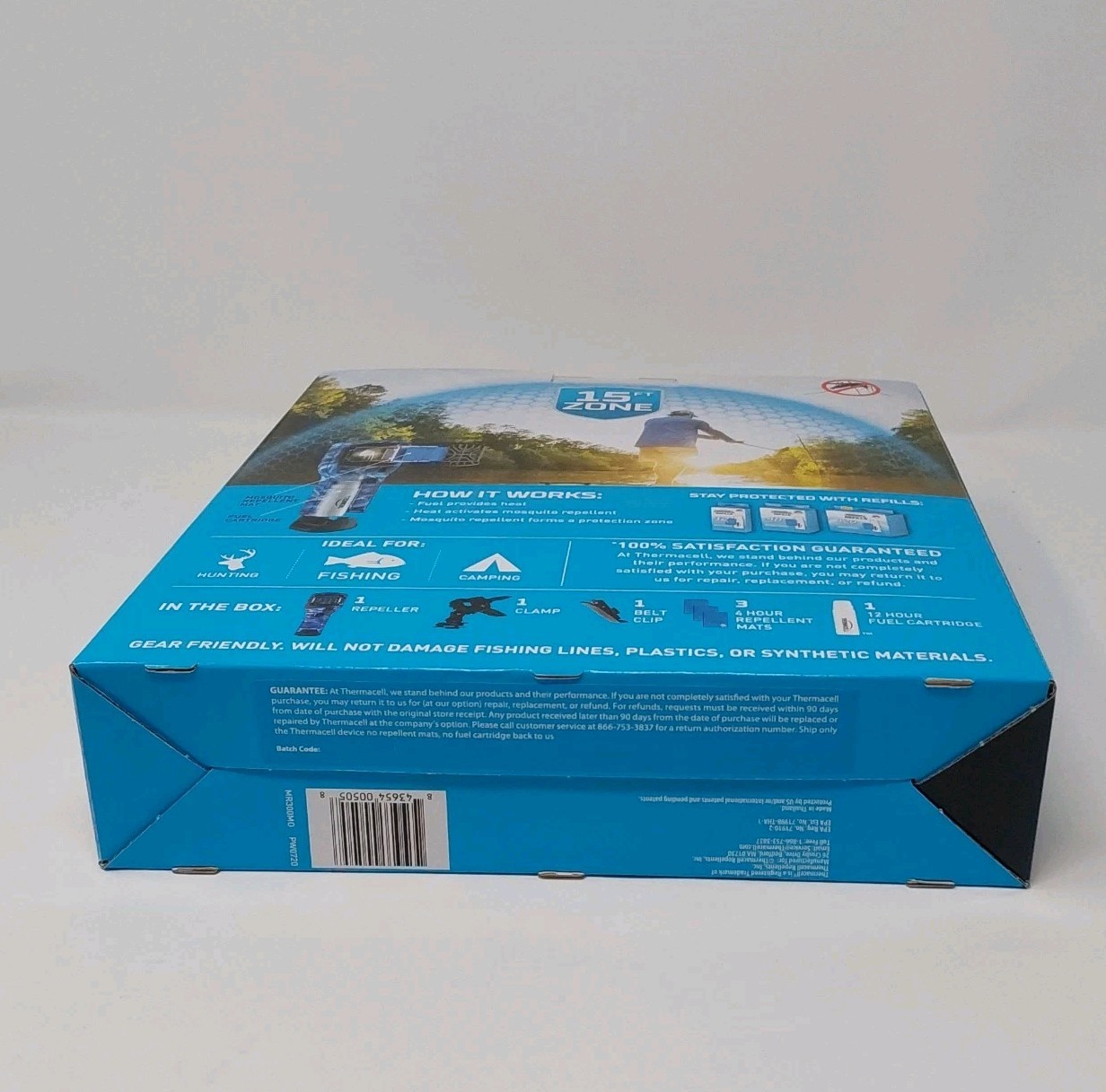 Thermacell MR300 Mosquito Repellent Mossy Oak Clamp 15ft Zone New