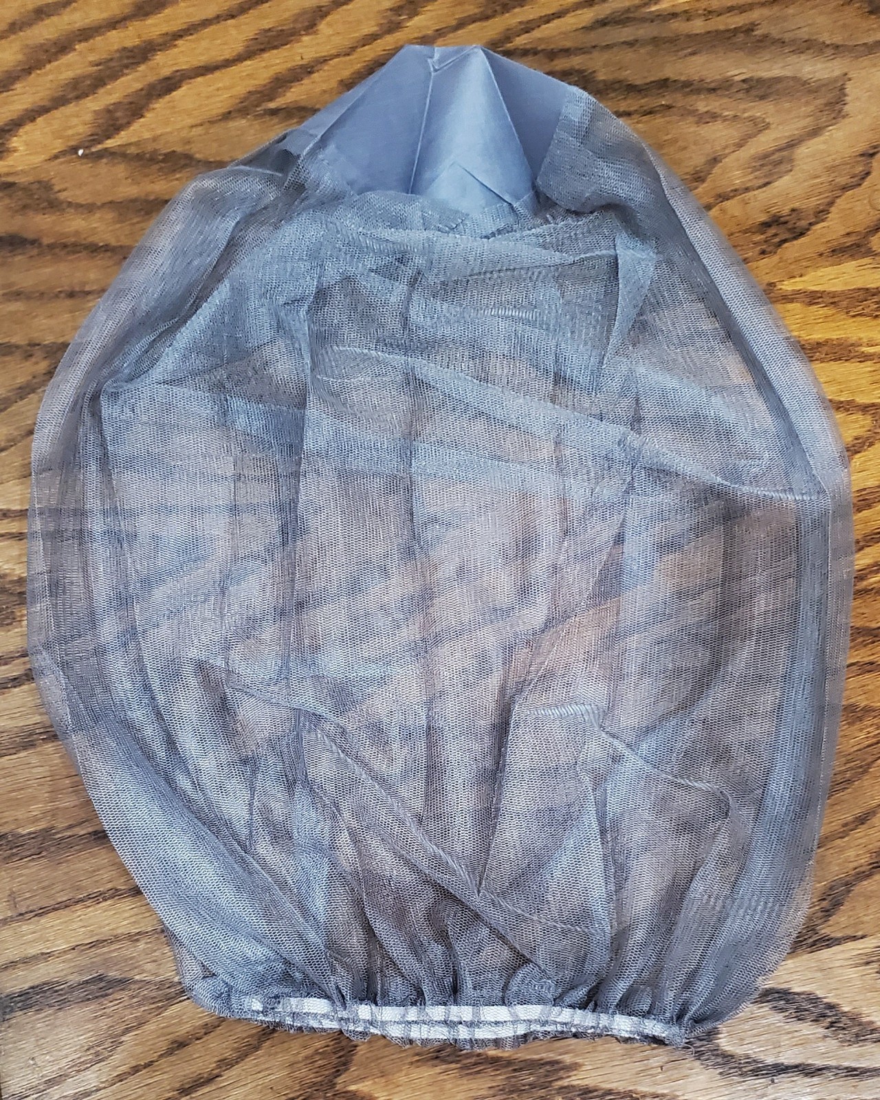 4 count gray mesh Mosquito Head Nets – wear over a hat to protect face and neck