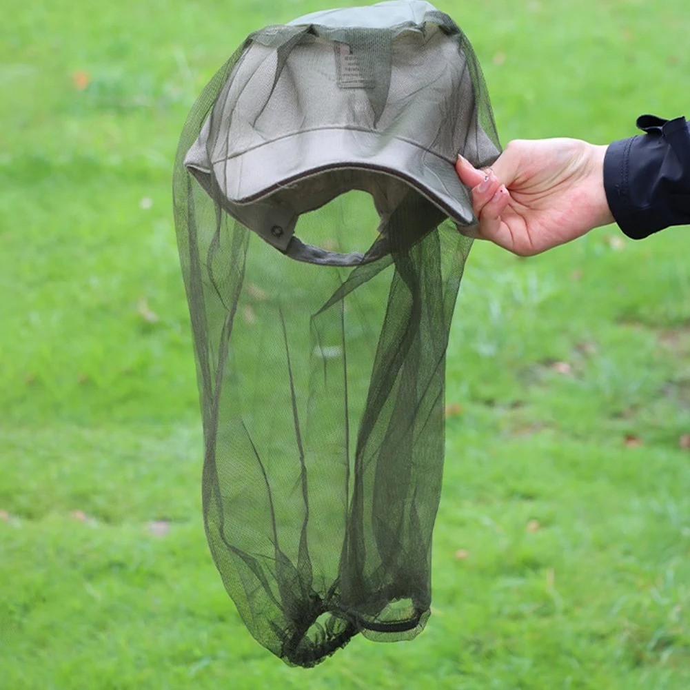 Anti-Mosquito Bug Bee Insect Head Net Hat Cap Sun Protection Fishing HikingView