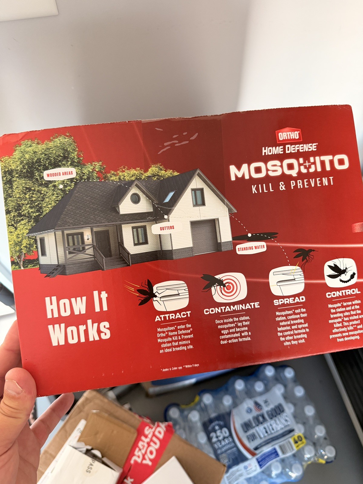 Ortho Home Defense Mosquito Preventer Controls Mosquitoes and Larvae, Silent