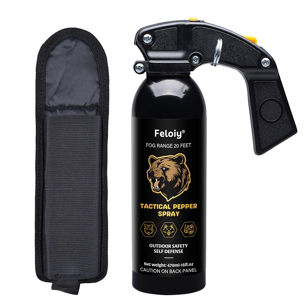 Maximum Strength Pepper Spray 16 oz w/ Holster – Outdoor Personal Protection
