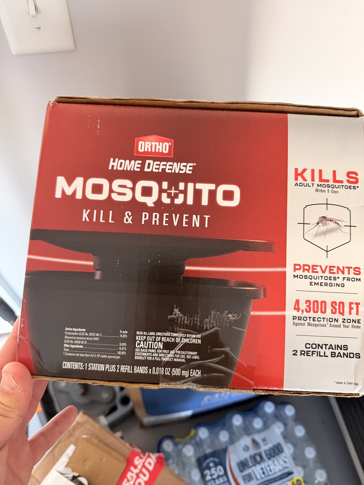 Ortho Home Defense Mosquito Preventer Controls Mosquitoes and Larvae, Silent
