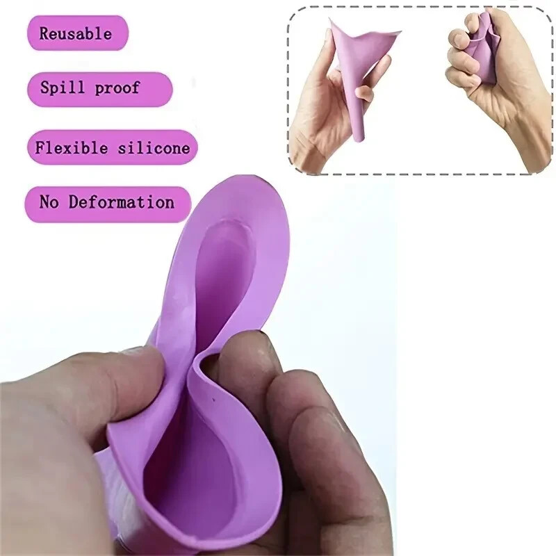 Portable Female Woman Ladies She Urinal Urine Wee Funnel Camping Travel Loo Camp