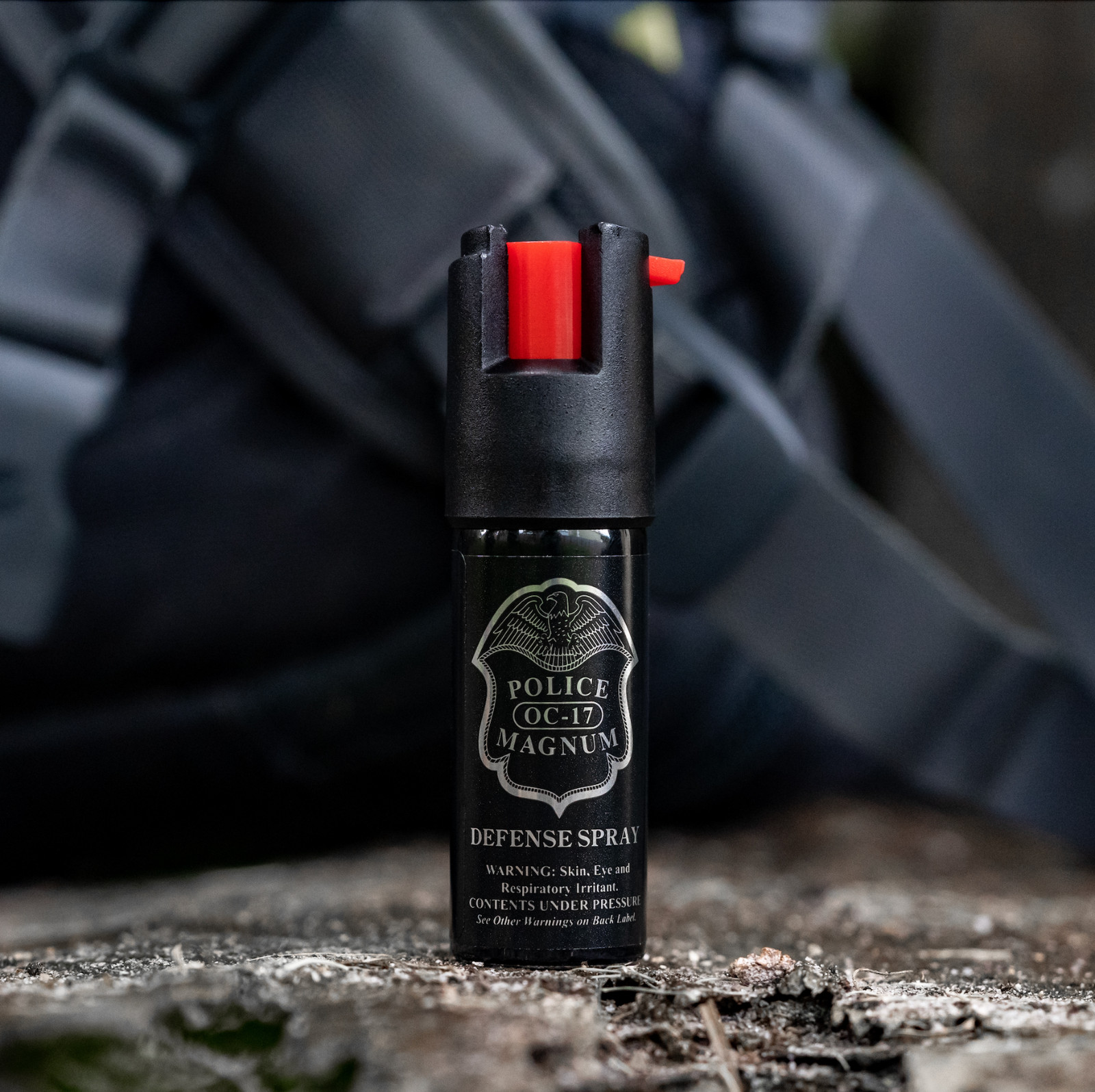 2 Police Magnum pepper spray .50oz unit safety lock personal defense protection