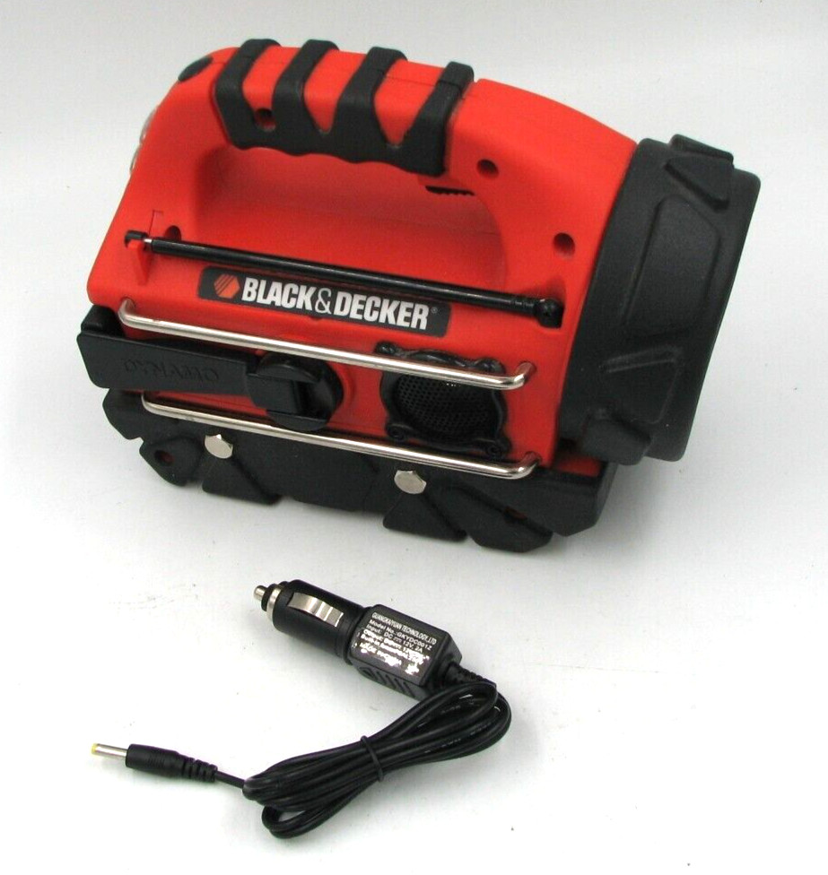 Black & Decker WS100AB Rechargeable Weather Radio Flashlight