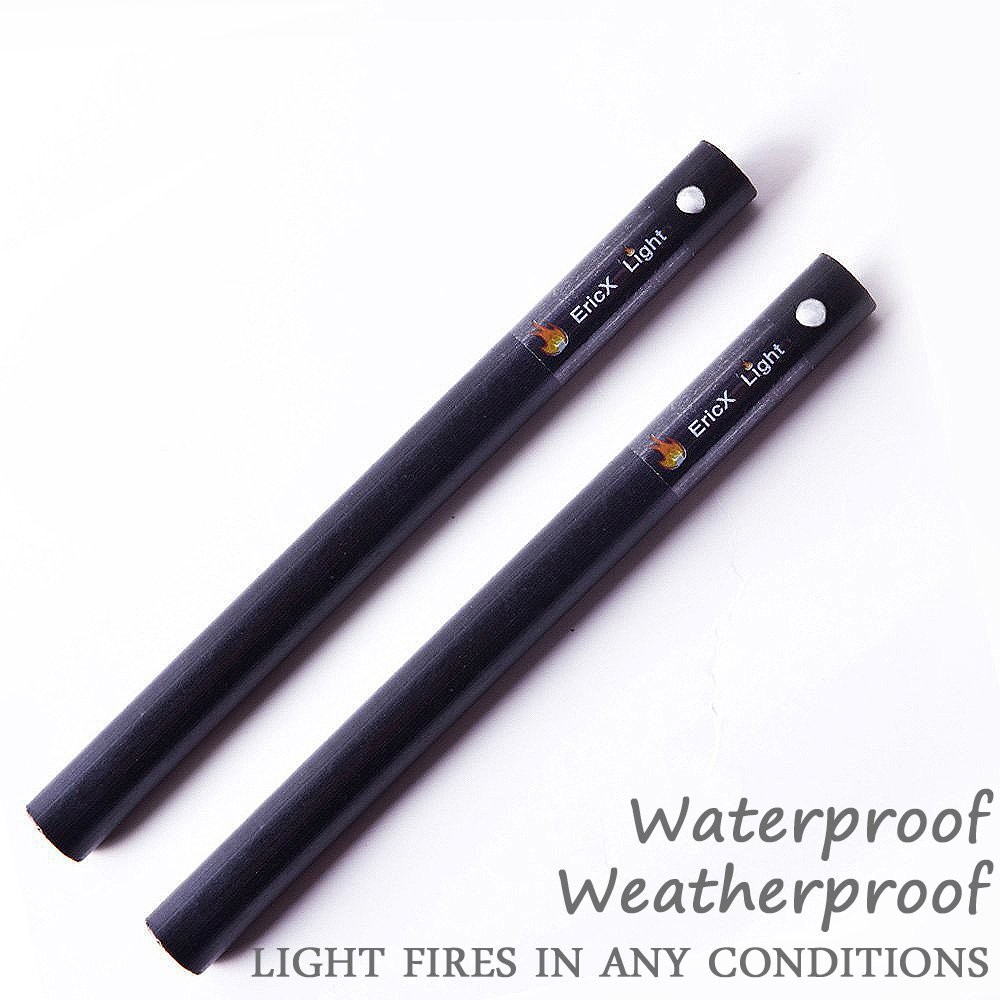 EricX Light 2 PCS 1/2 Inch X 6 Ferrocerium Rod Flint 6 x 0.5