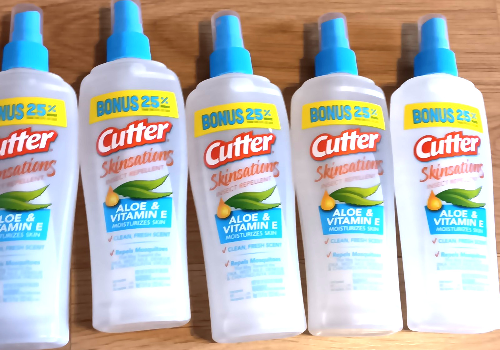 Cutter Skinsations Insect Mosquito Repellent Spray Lot Clean Fresh Scent 7.5 oz