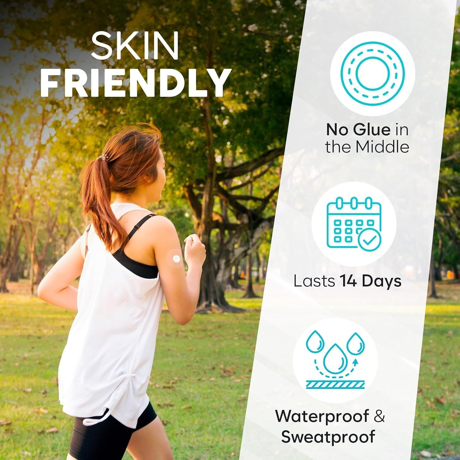 Waterproof Libre 3 Sensor Covers – Discreet, Durable, Easy to Use (20 Pack)
