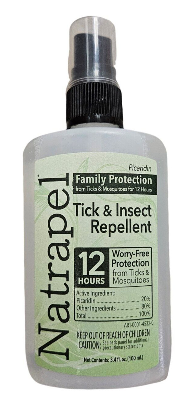 NATRAPEL tick & insect repellent Spray 3.4oz / 100ml