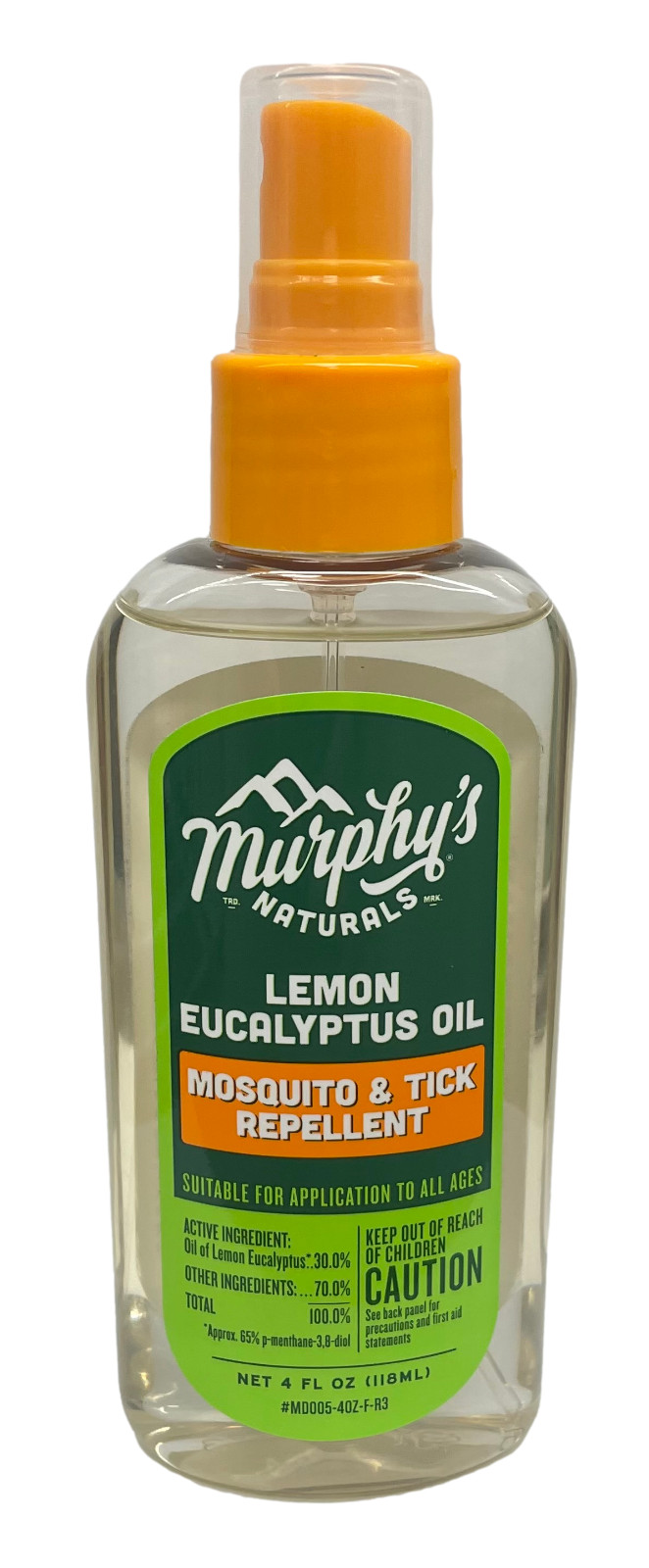 Murphy’s Naturals Oil Insect Repellent Spray Lemon Eucalyptus 4 oz Bottle