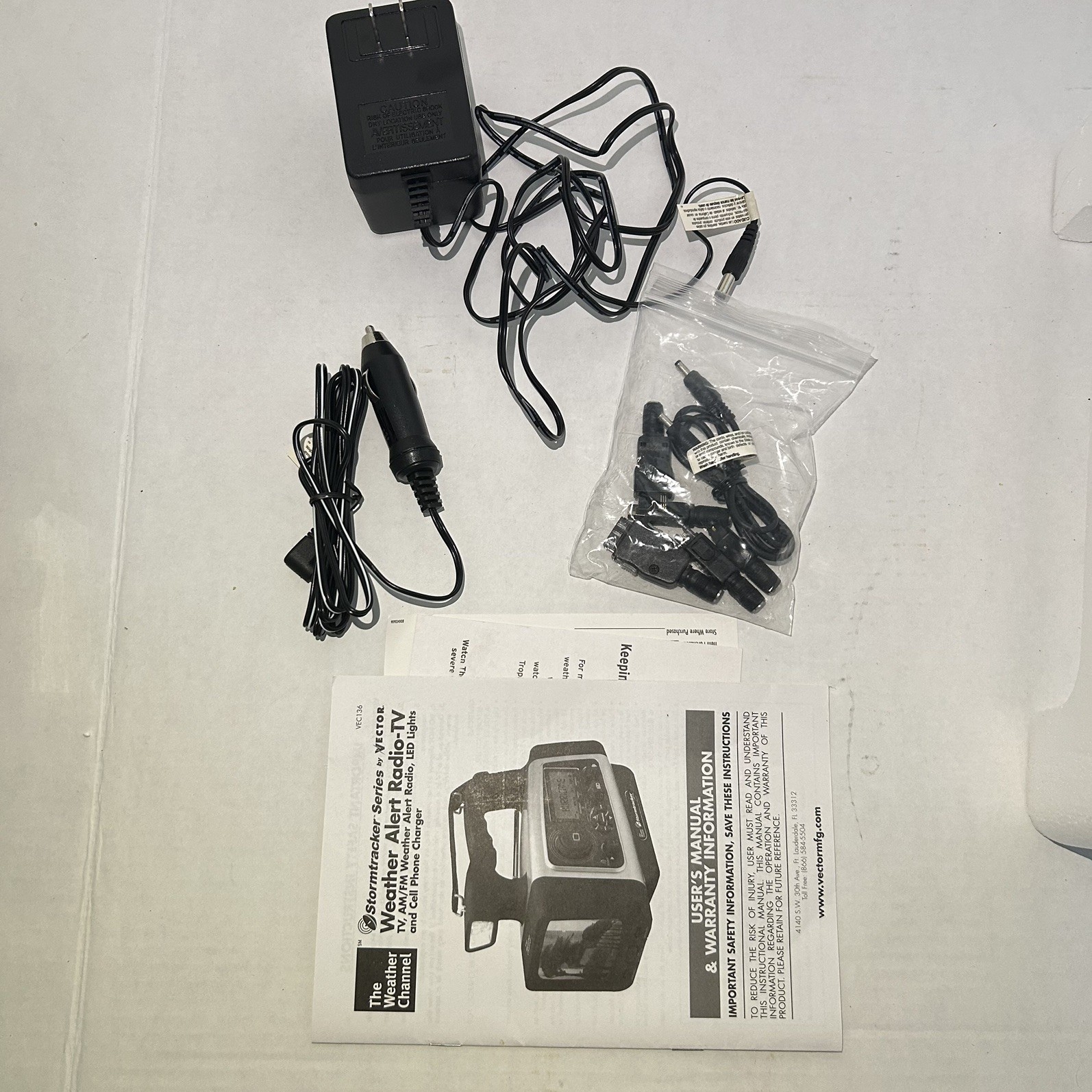 Vector Stormtracker Series Weather Alert Radio-TV