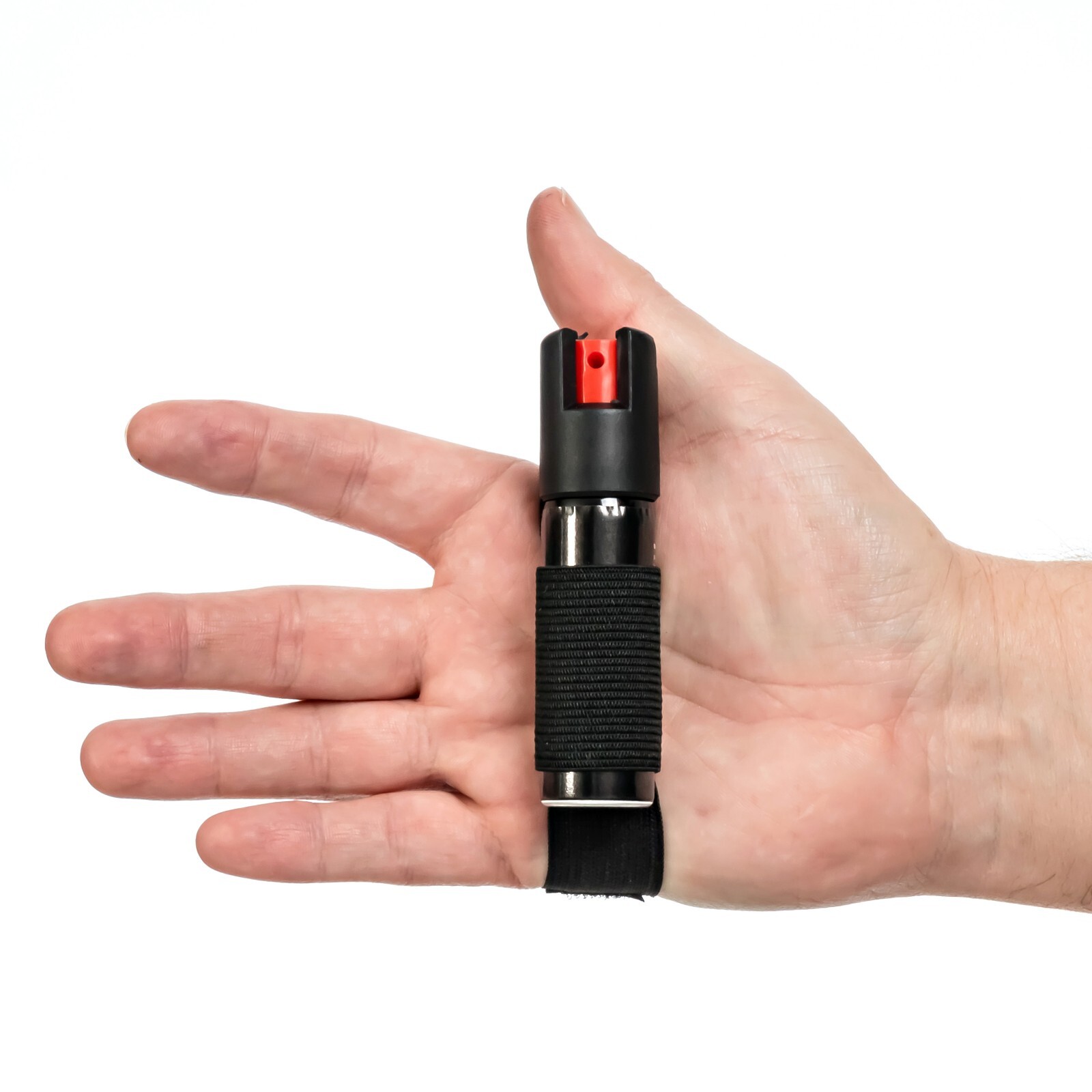 2 Pack Burn Pepper Spray for Self Defense with Security Strap 0.84 fl oz Black