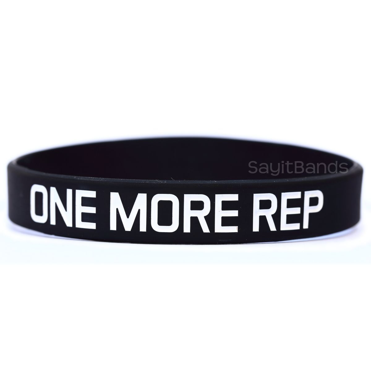 ONE MORE REP Wristband Lot Set Silicone Bracelet Wrist Bands for Lifting Workout