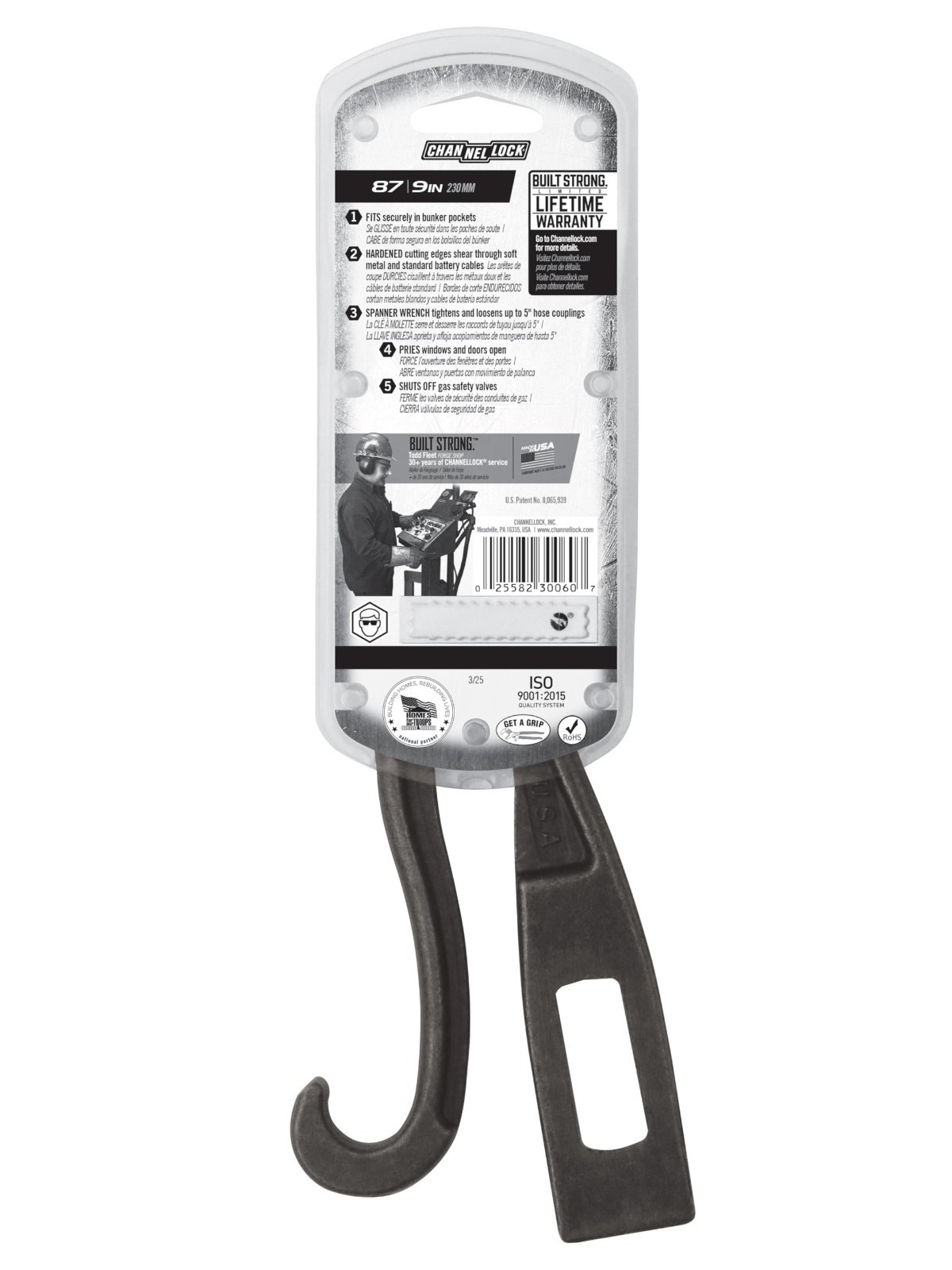 Rescue Tool 8.88″ – Multi-Function Emergency Tool, Heavy-Duty, Durable Design