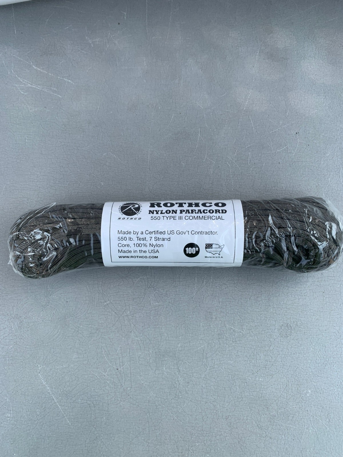 550 Paracord Polyester 7 Strand 100ft.