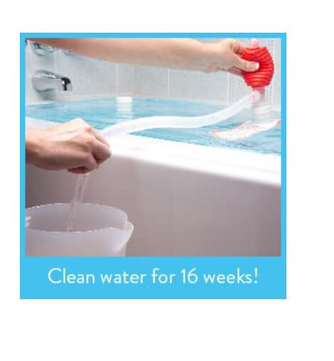 Emergency Water Bank Storage With Pump, Heavy Duty, 100-Gallon, Easy To Use-NEW