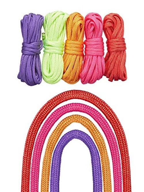 24 Pieces 10 Feet Paracord Cord 550 Multifunction Paracord Bracelet Rope