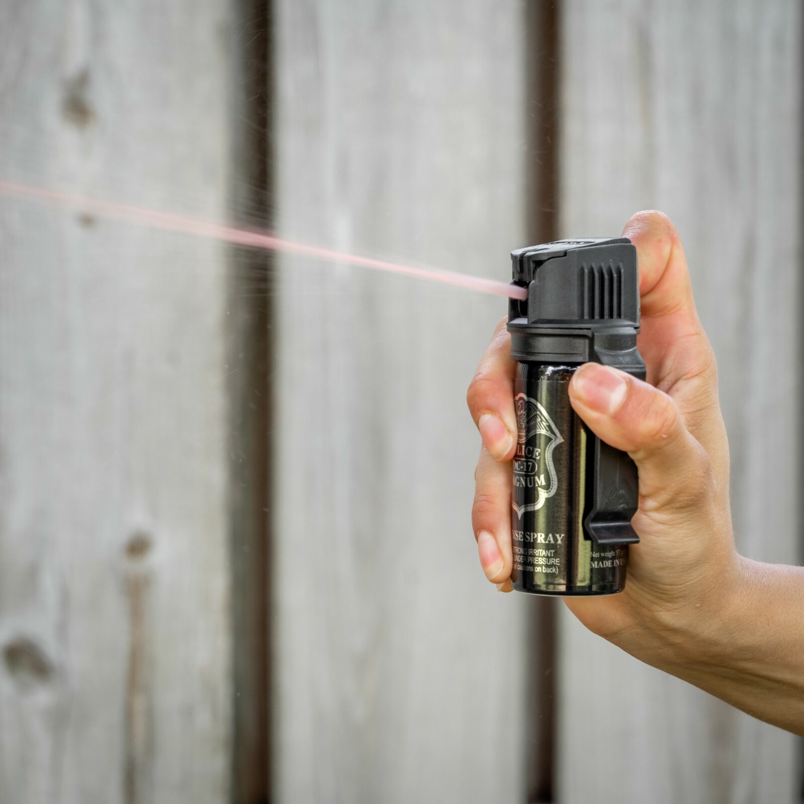 2 Police Magnum pepper spray 2oz Flip Top Fogger Belt Clip Self Defense Security