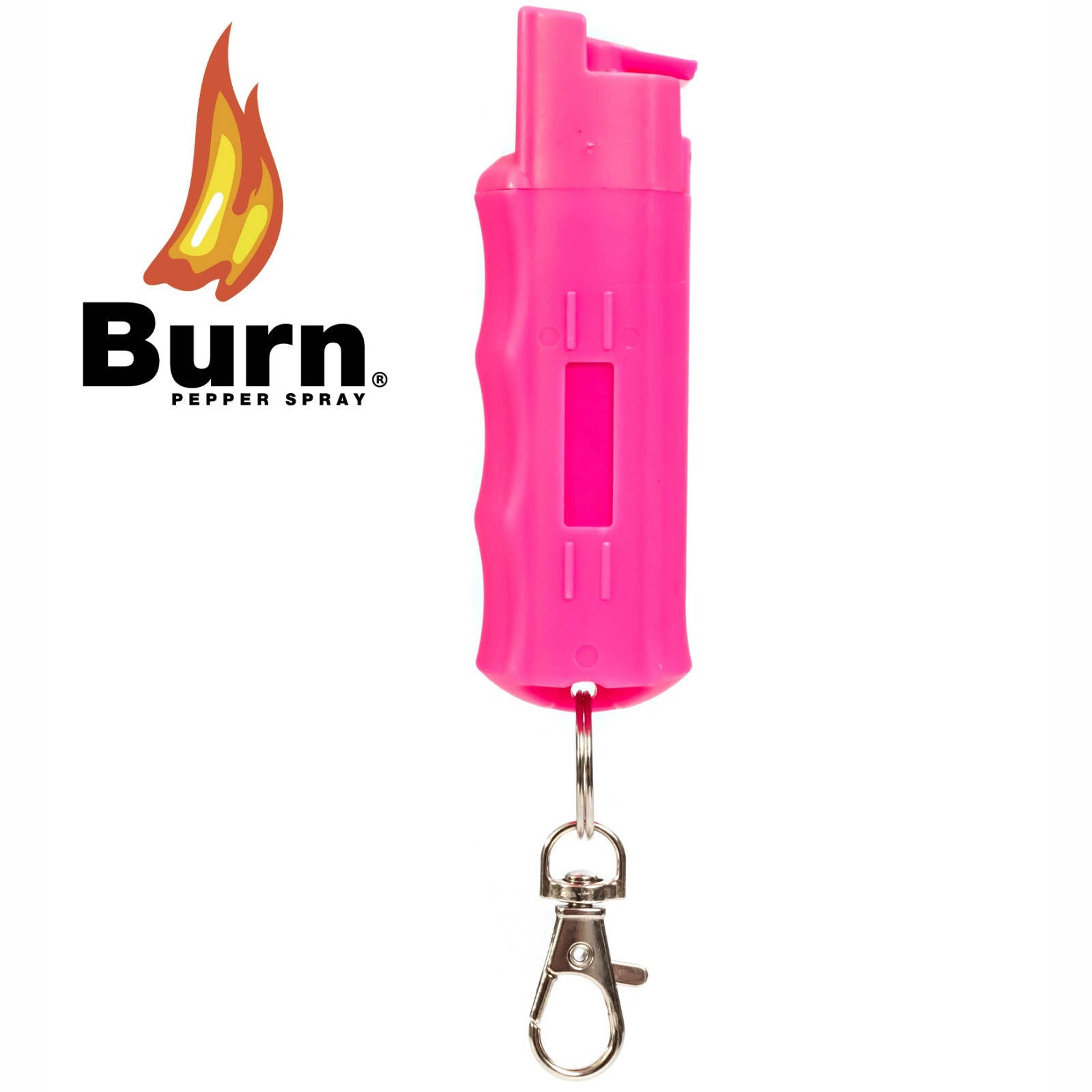 BURN Max Strength Pepper Spray for Self Defense – 1/2oz Pink 2 Pack