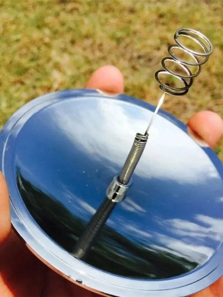 Portable Solar Fire Starter Lighter Outdoor Camping Survival Tool