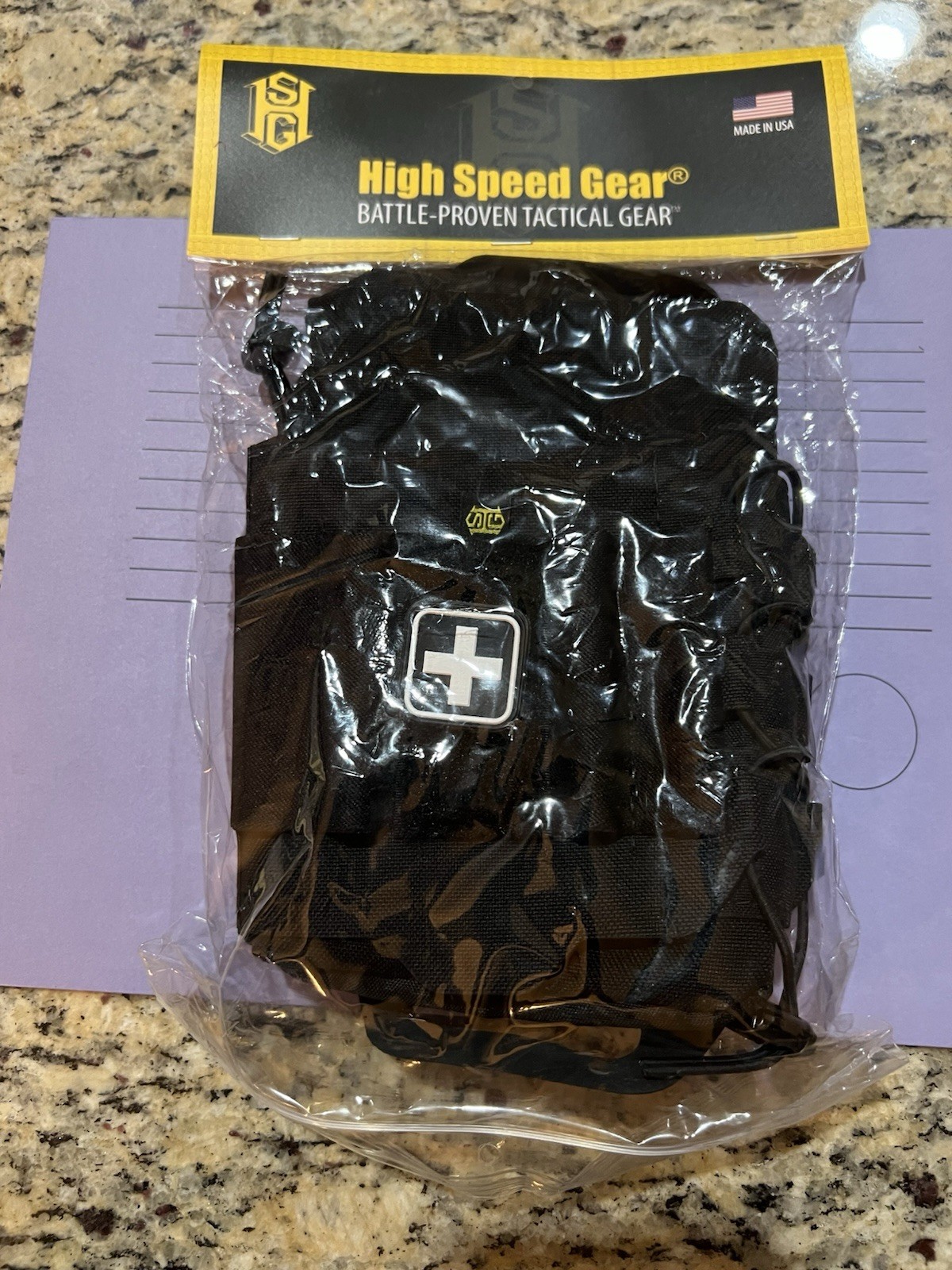 HSGI High Speed Gear Reflex IFAK Kit Roll & Carrier Black 12RX00BK Tactical NEW
