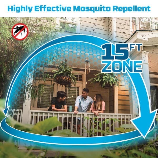 Thermacell Mosquito Repellent Patio Shield Midnight 15 Ft Zone