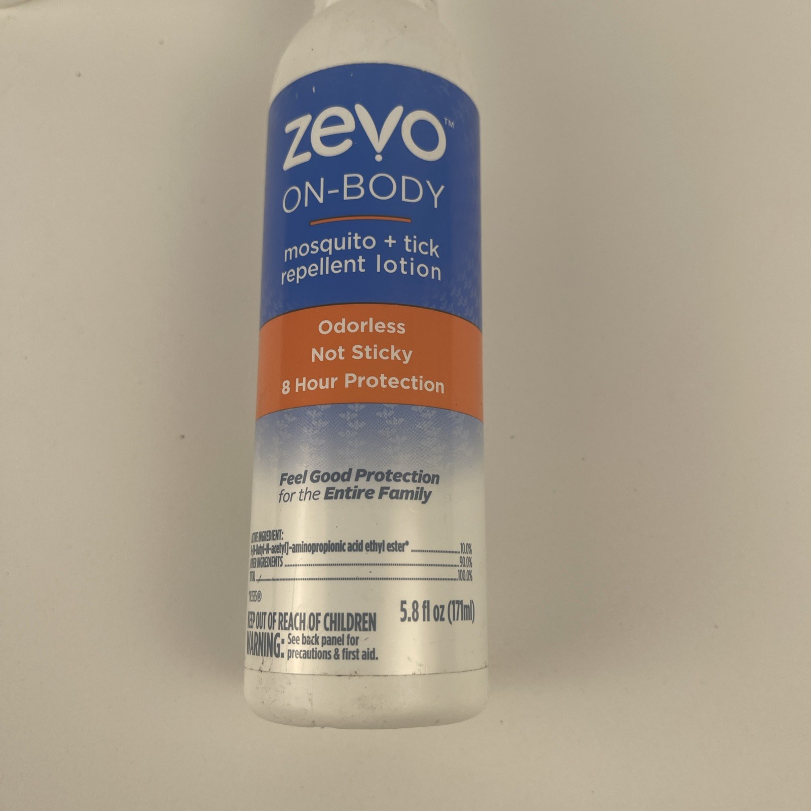 2 Pack Zevo On-Body Mosquito & Tick Repellent Lotion Odorless Non-Sticky