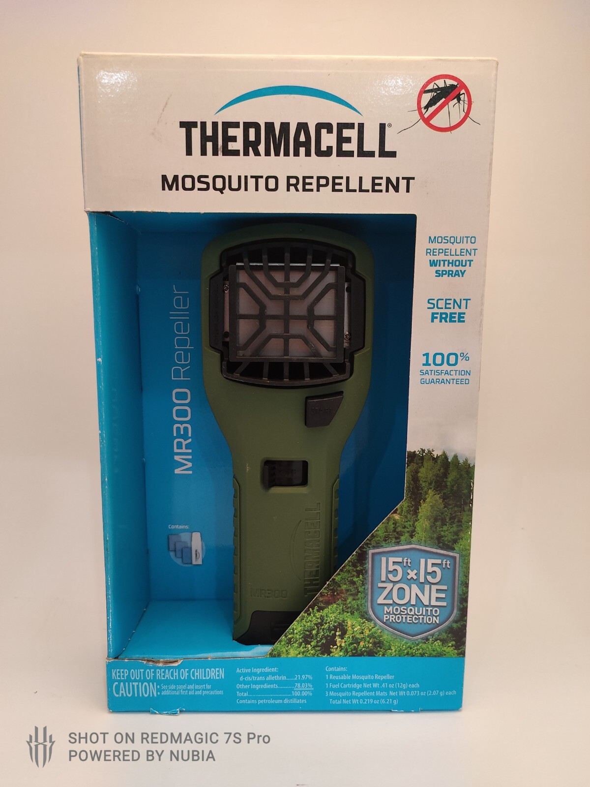 Thermacell Mosquito Repellent MR300 Portable Heat Activated Repellent New Sealed