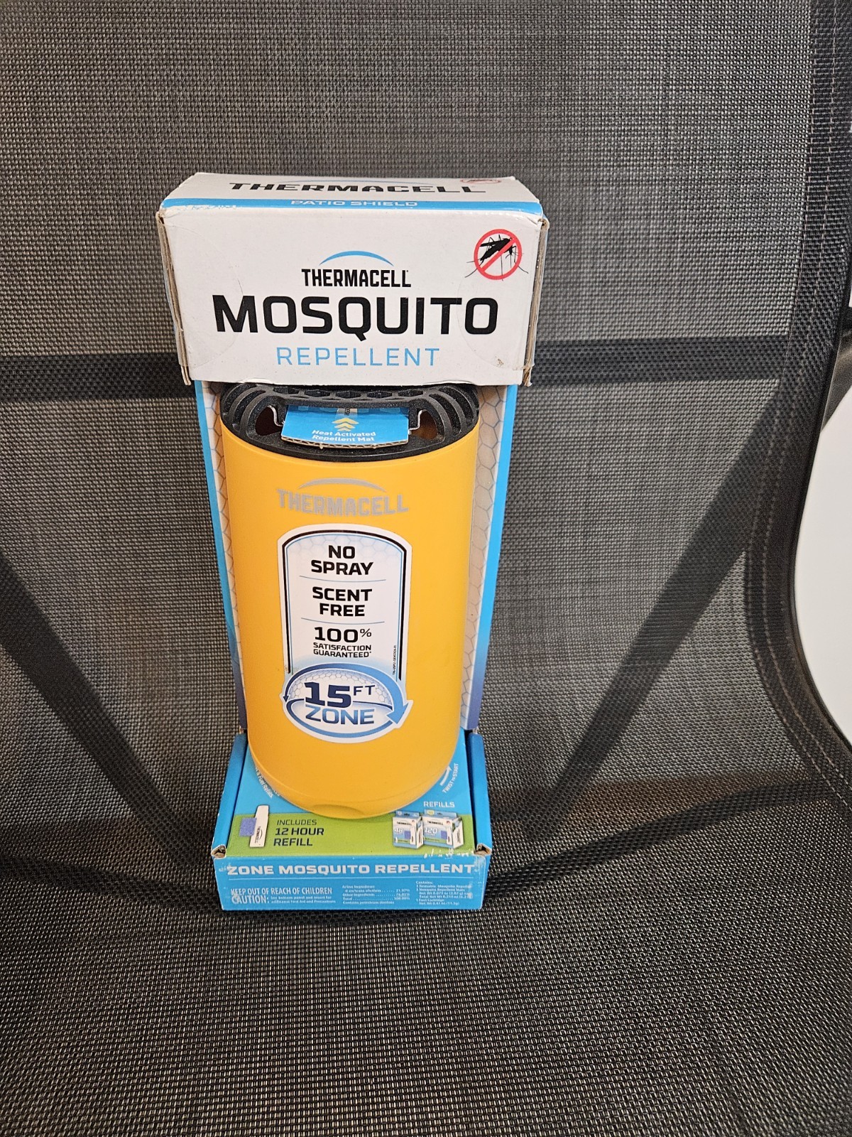 Thermacell Patio Shield Mosquito Repeller Outdoor Mosquito Repellent 15 ft Zone