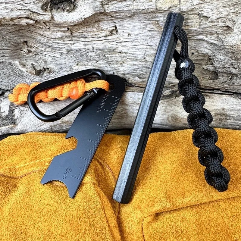 Survival Fire Starter Magnesium Flint Rod, Portable Emergency Fire Set