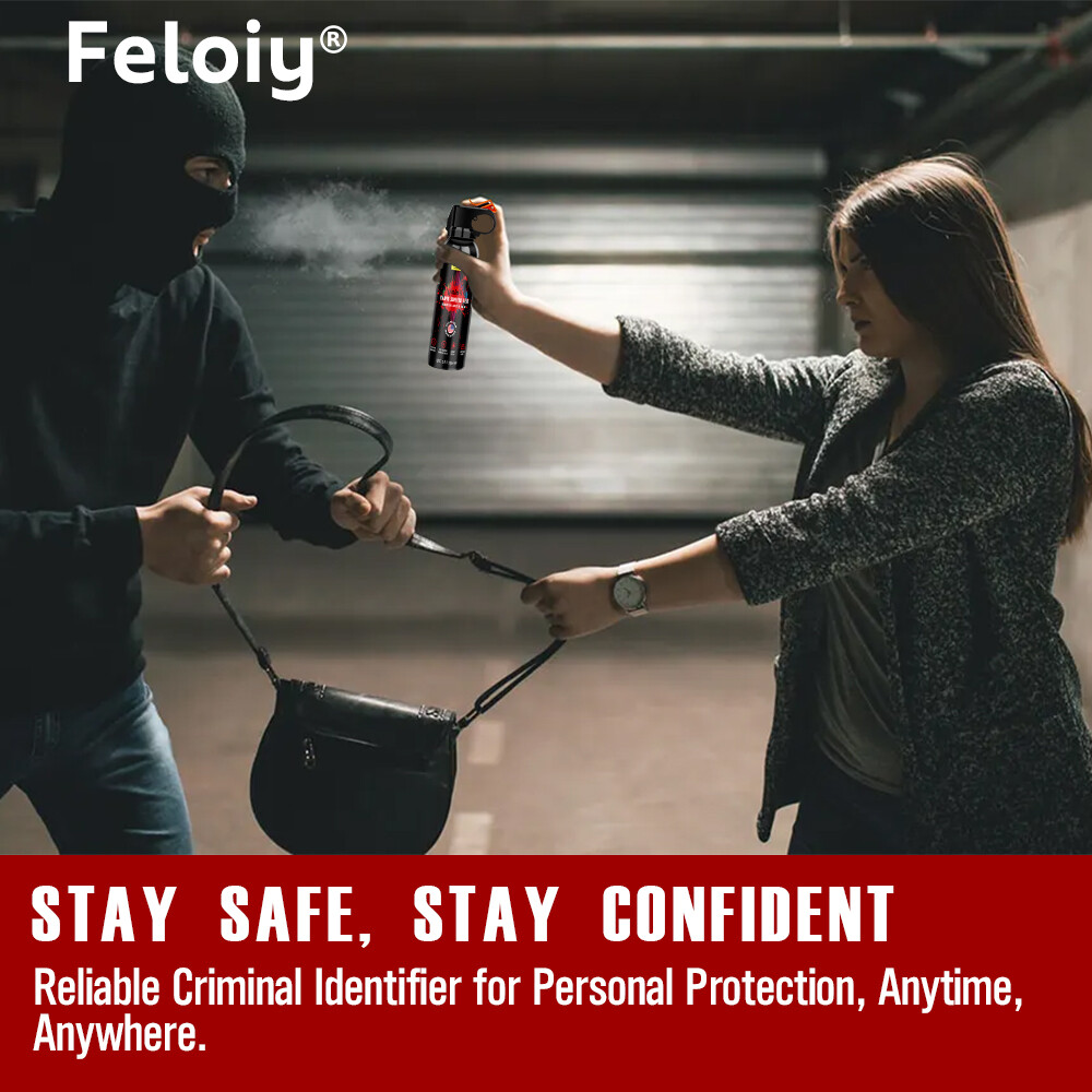 Feloiy Self Defence Spray w/ Holster Bear Attack Deterrent Legal Bear Spray 11oz