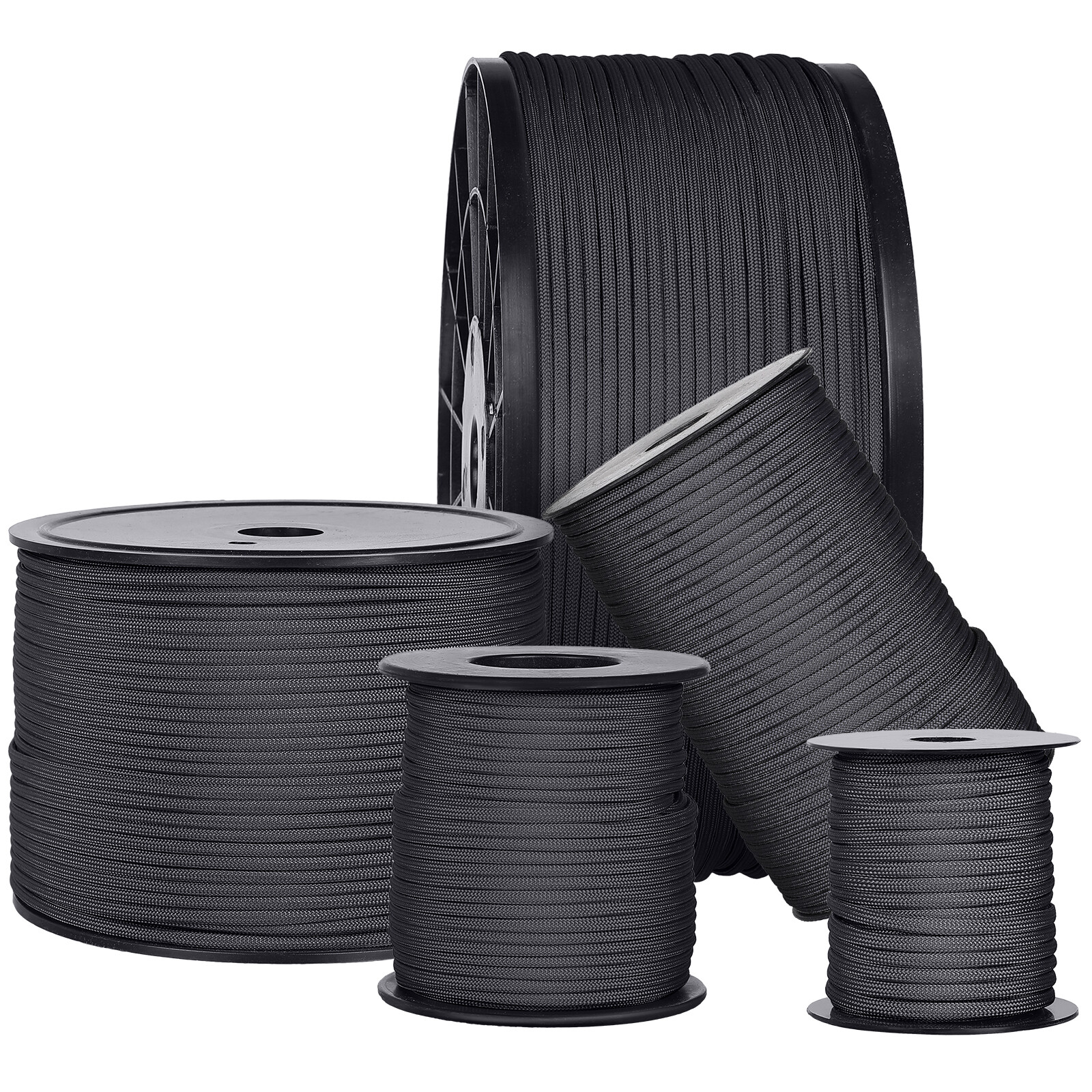 550 Paracord Parachute Cord in Spool Lanyard 50-1000 Feet Type III 7 Strand Core