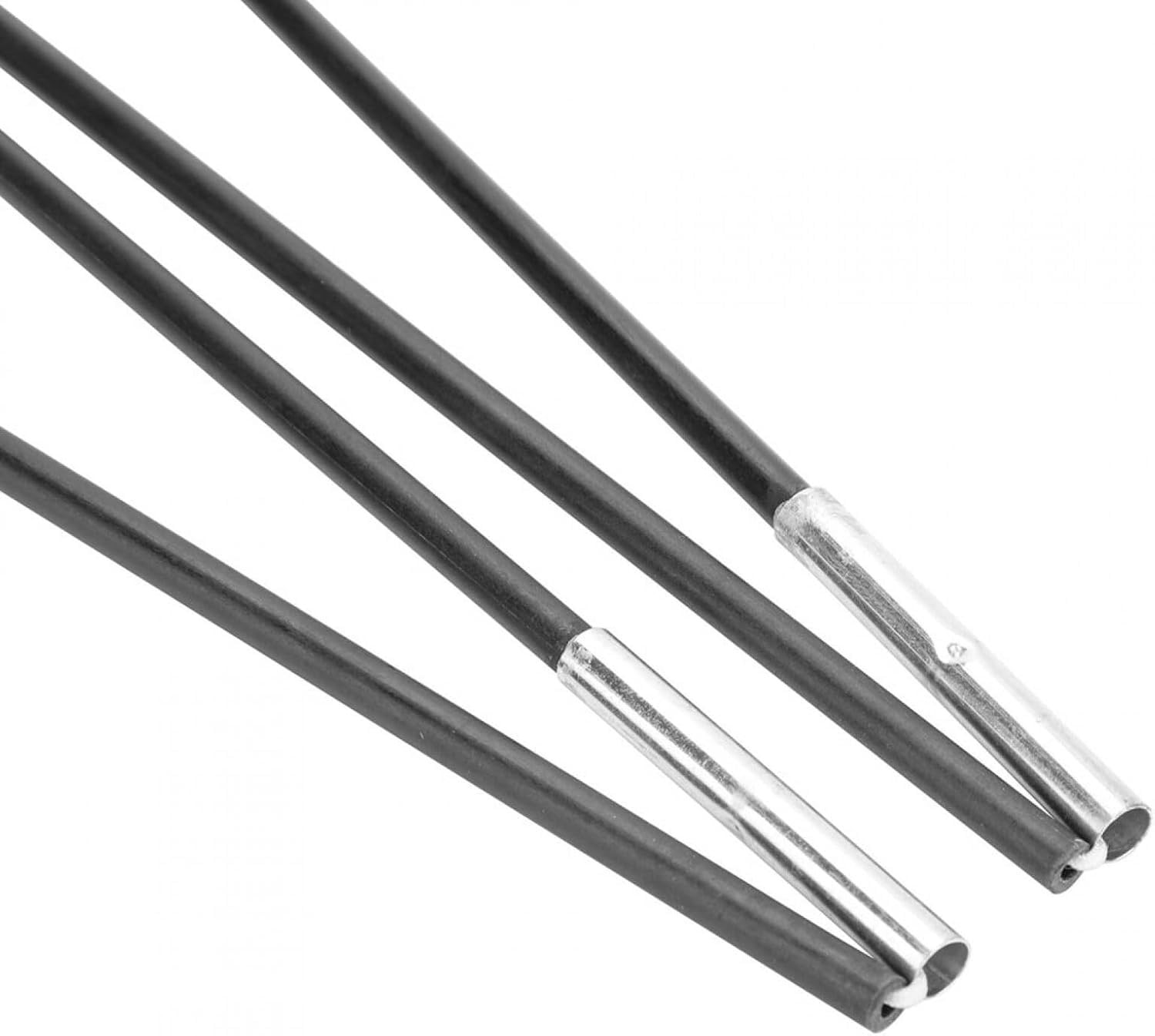 LOYEAHCAMP 4 Person Camping Tent Replacement Poles for B0CT85GQMM, silver