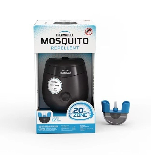 Thermacell Patio Shield Mosquito Repellent E-Series Rechargeable Reper w/ Refill