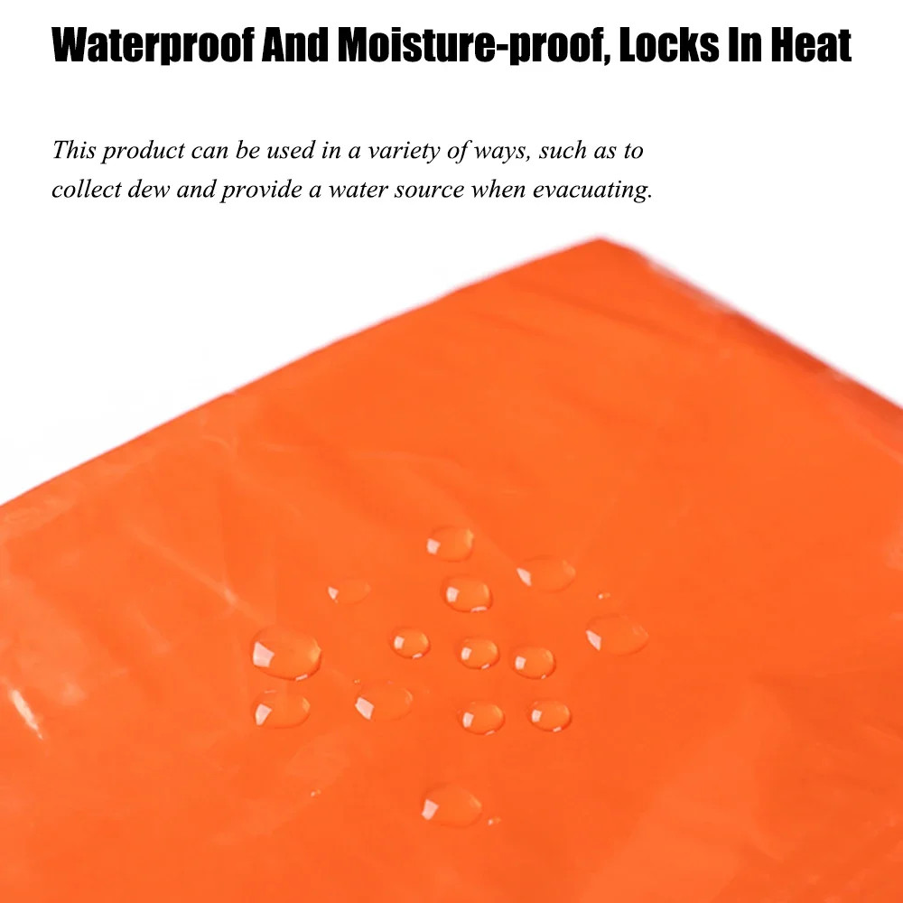 Portable Waterproof Emergency Survival Sleeping Bag Outdoor Edc Camping Gear The