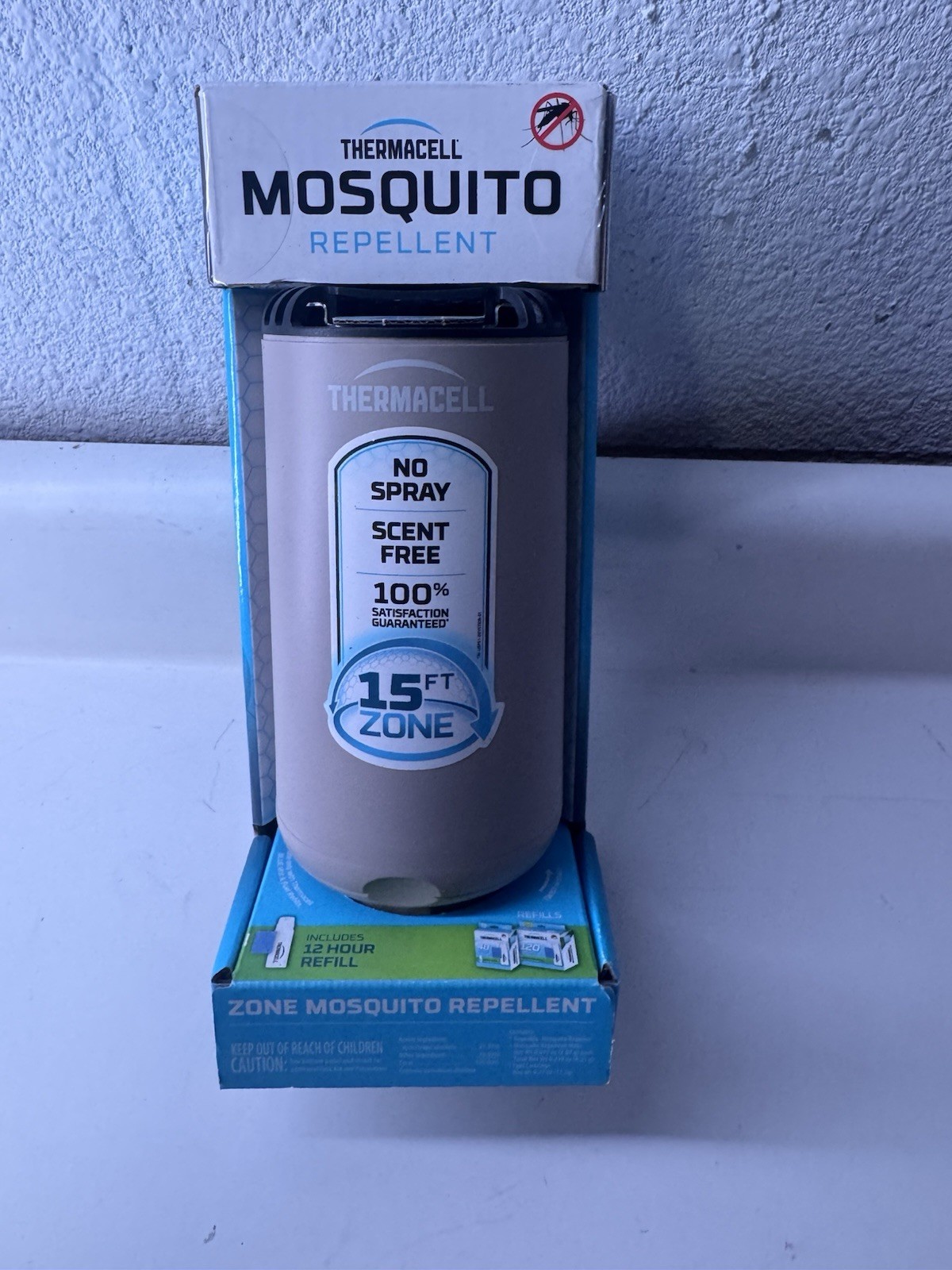 Thermacell Patio Shield Mosquito Repeller Outdoor Mosquito Repellent 15 ft Zone
