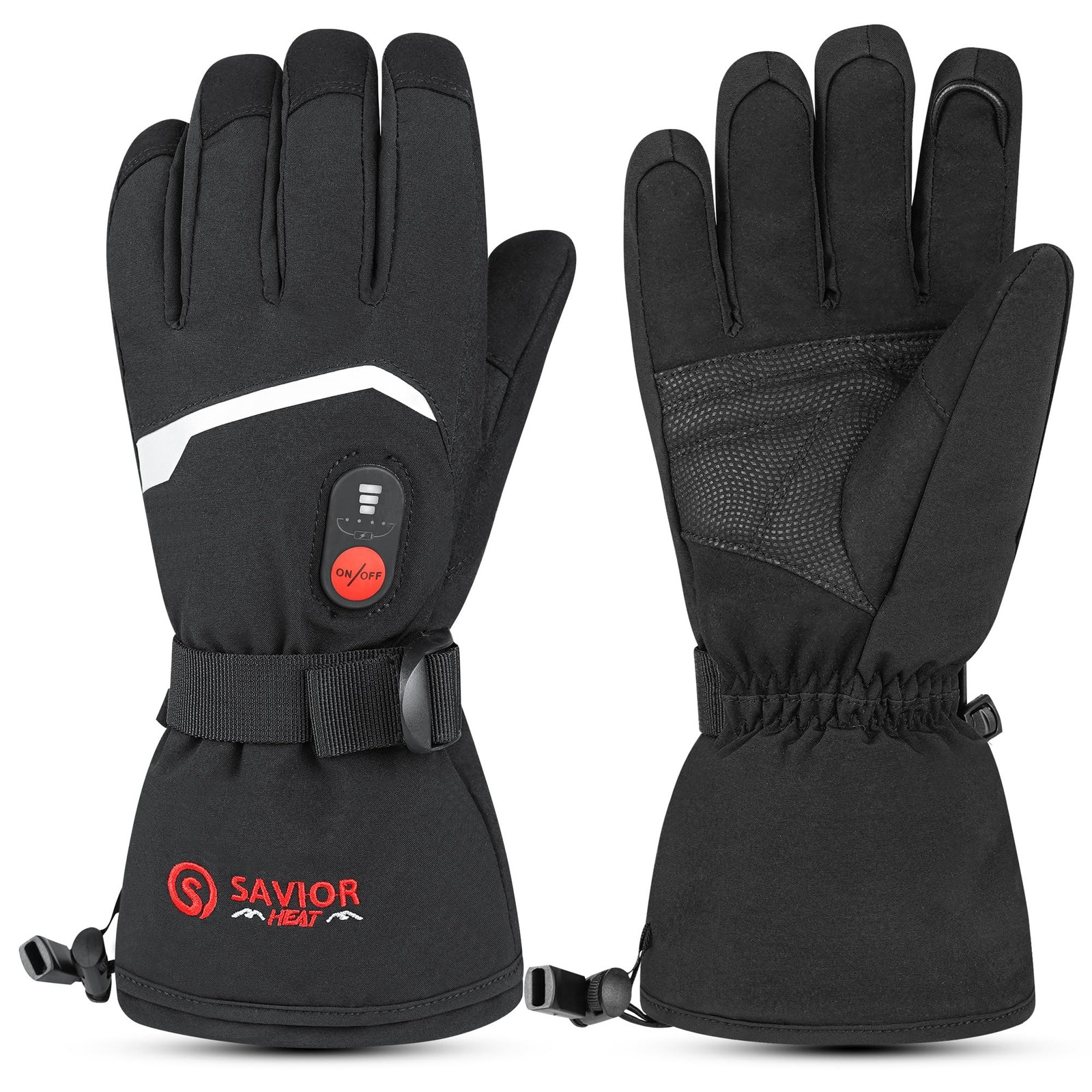 Savior Heat Heated Gloves Electric Rechargeable Battery Men Women 7.4V Heating