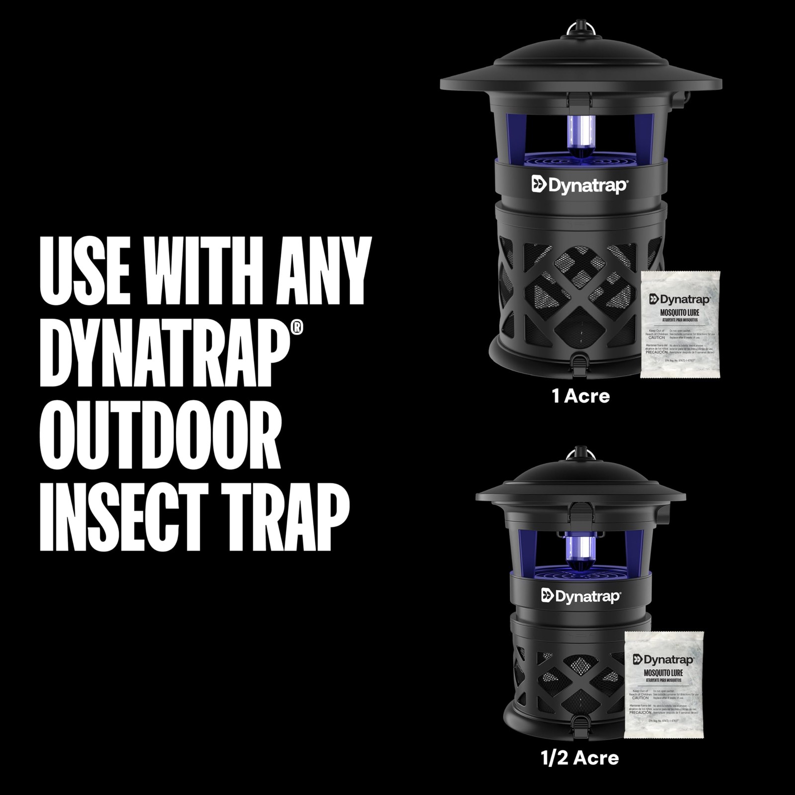 DynaTrap 100611 Atrakta Mosquito Lure Sachet for Any One Size, White