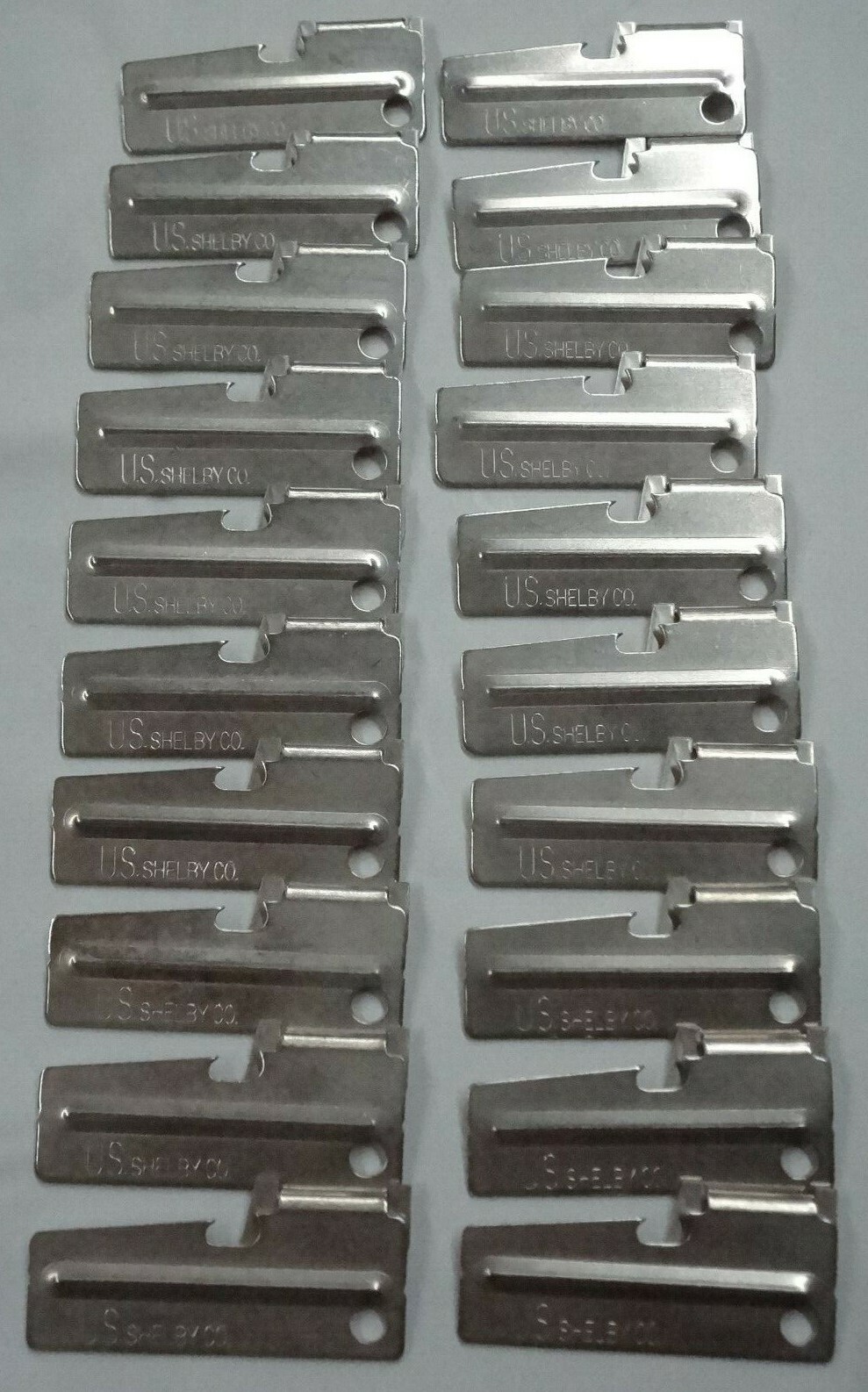 20pc Original Military Army Issue P-38 Survival Kit P38 Can Opener US Shelby NEW