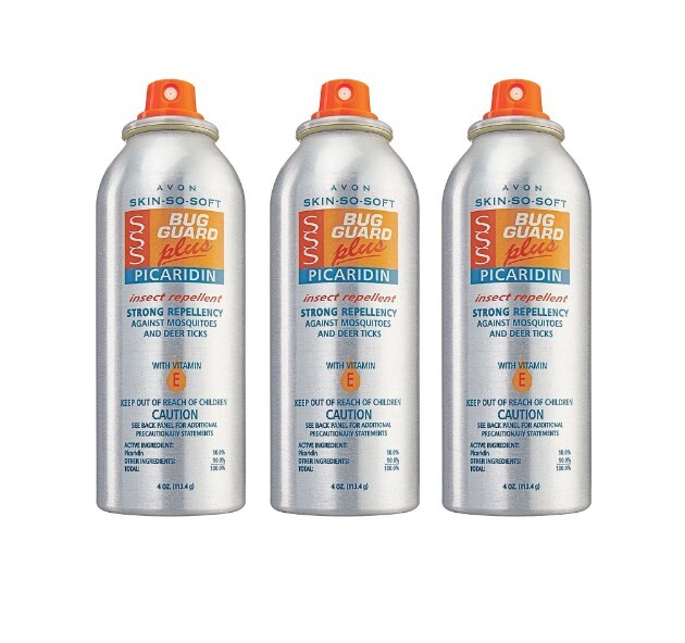 3x Avon Skin So Soft Bug Guard Plus Picaridin Aerosol Spray Repellent -Exp 12/25