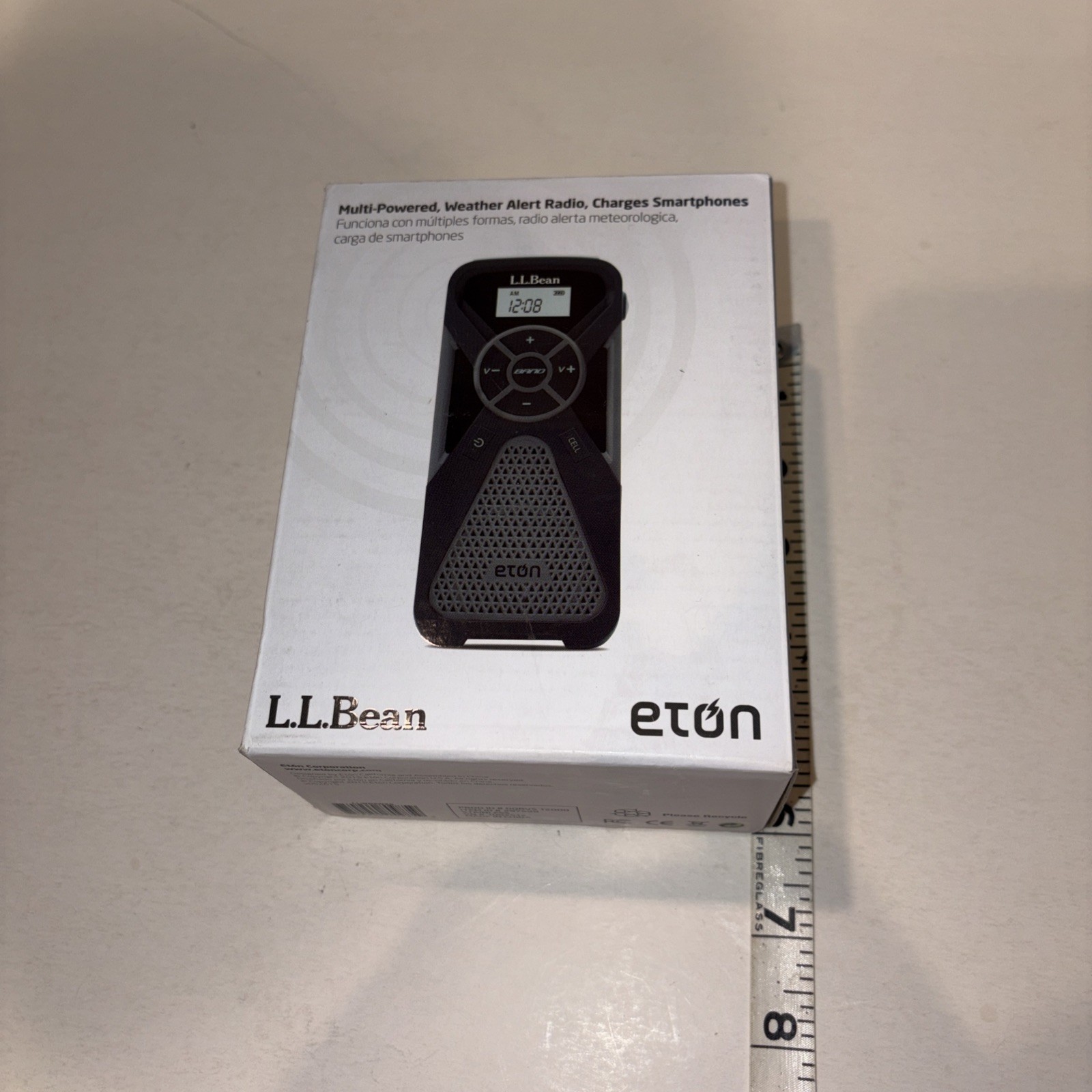 New LL Bean/ Eton/FR1 Mini Emergency Radio/NOAA Weather Alert Black