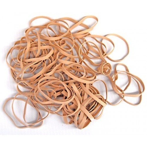 Plasticplace Rubber Bands, Size #33, 875 Count 1 Pound (Pack of 1), Green