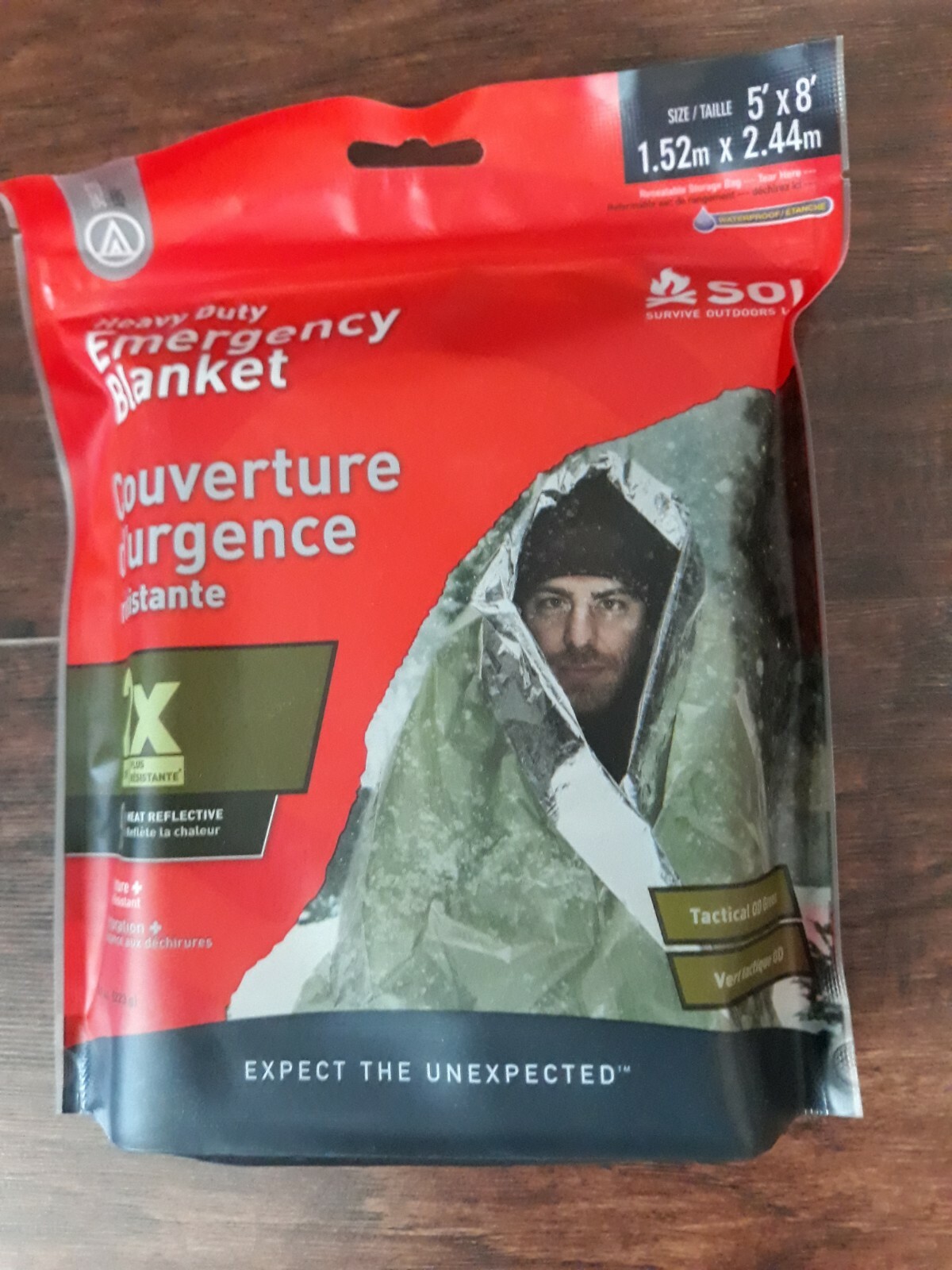 Camping Bug Out Heavy Duty Emergency Survival Space Blanket 0140-1225