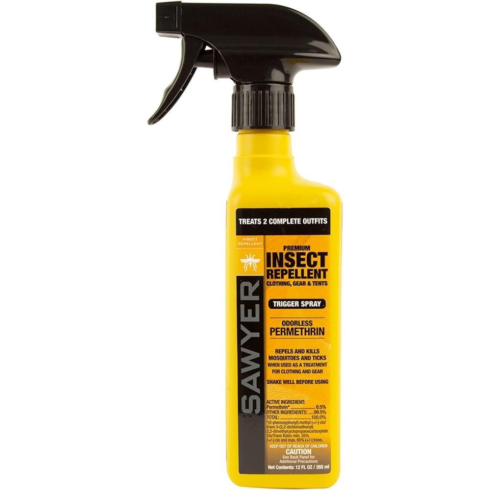 Sawyer Permethrin Insect Repellent 12 oz Trigger Spray -Single OR 2-Pack # SP649