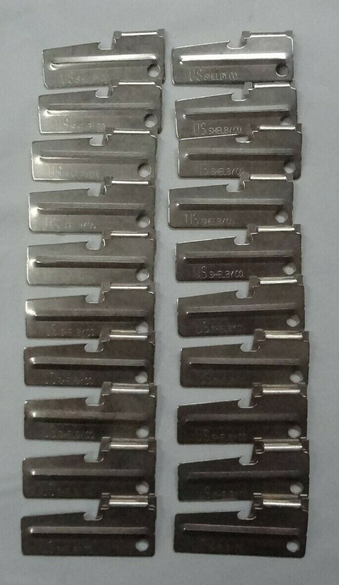 20pc Original Military Army Issue P-38 Survival Kit P38 Can Opener US Shelby NEW