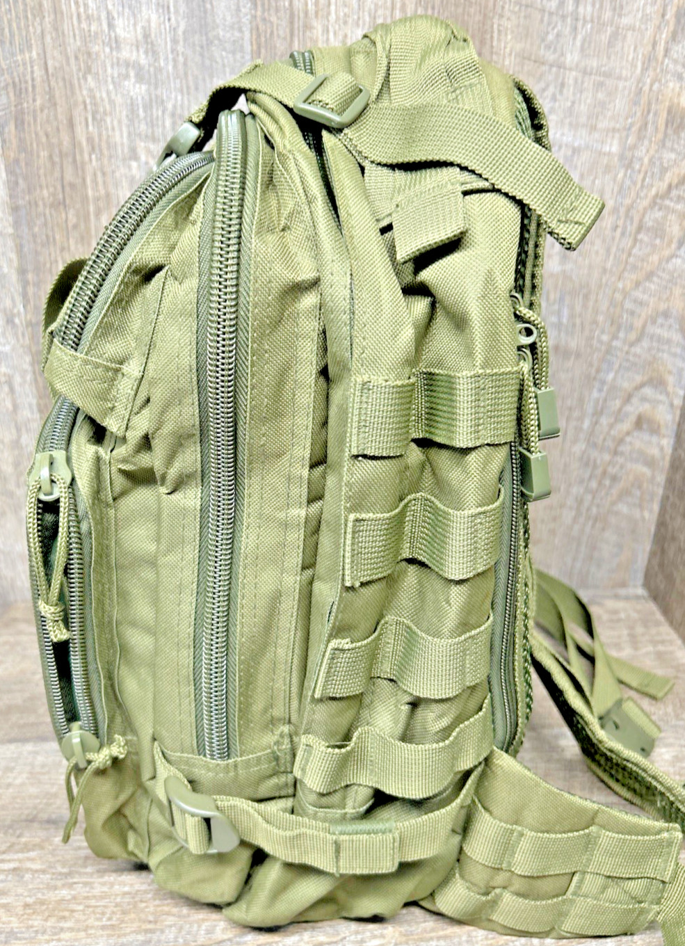 Bug Out Bag – Sling Chest Bag Cross Body Pack Army Green Color Bag Only!