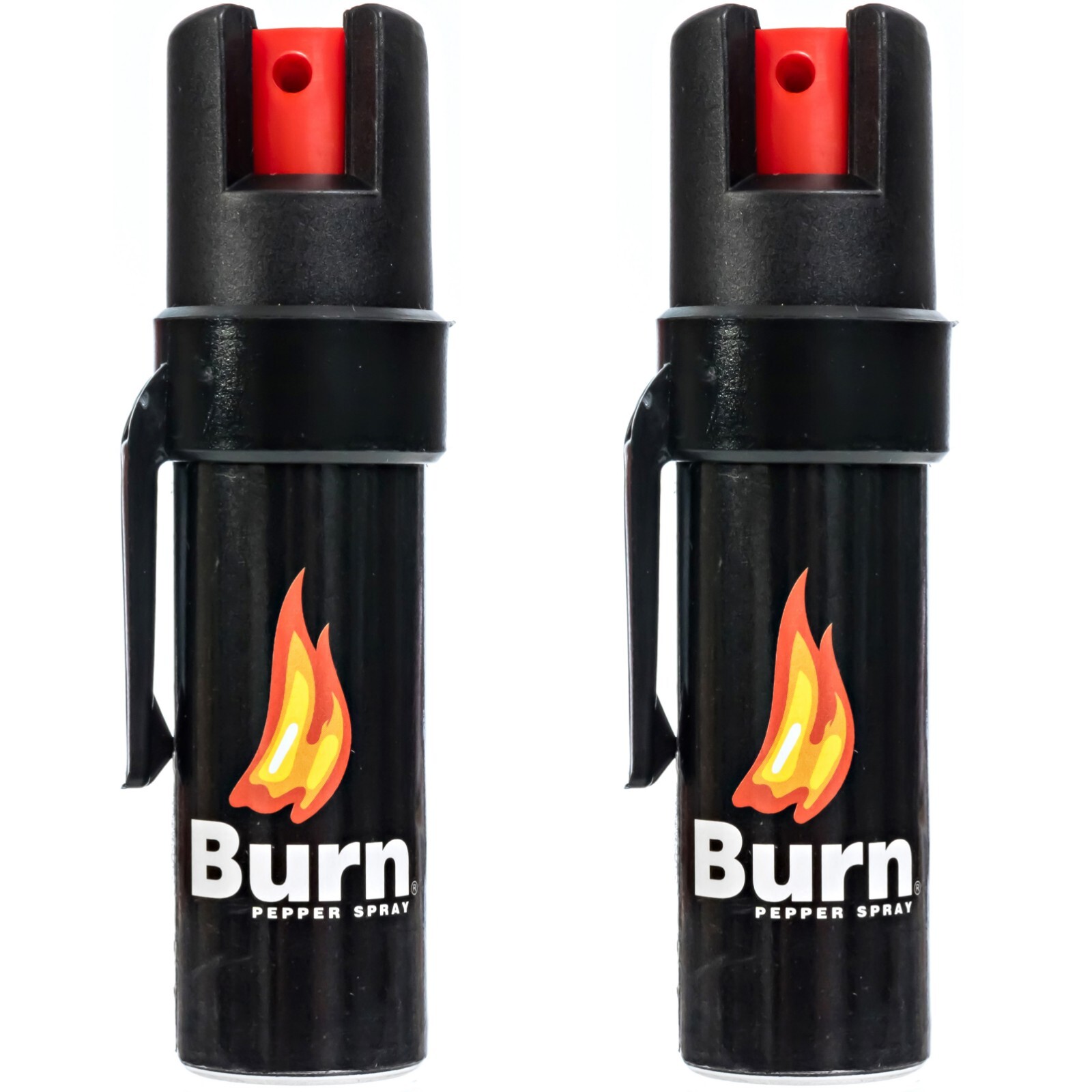 2 Pack Burn Pepper Spray 0.84oz – Self Defense & Personal Safety – Police Grade