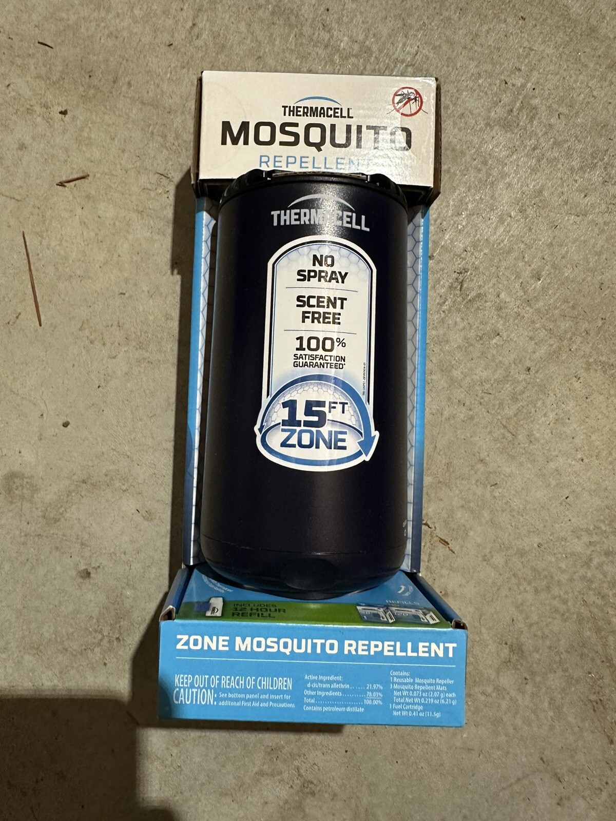 Thermacell Mosquito Repellent Patio Shield Midnight 15 Ft Zone
