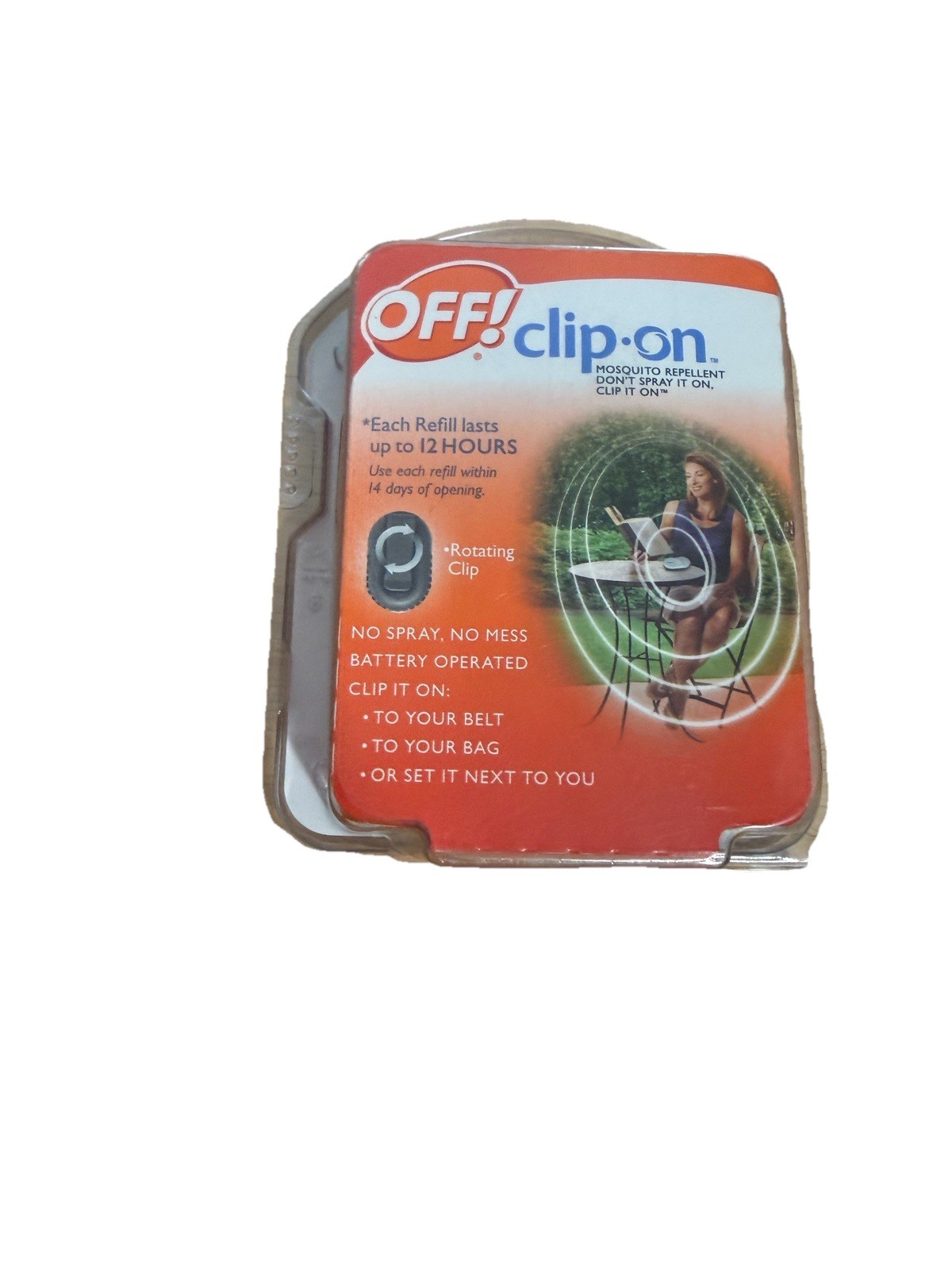 New OFF! Clip On Mosquito circulated Repellent Fan Starter Unit Discontinued