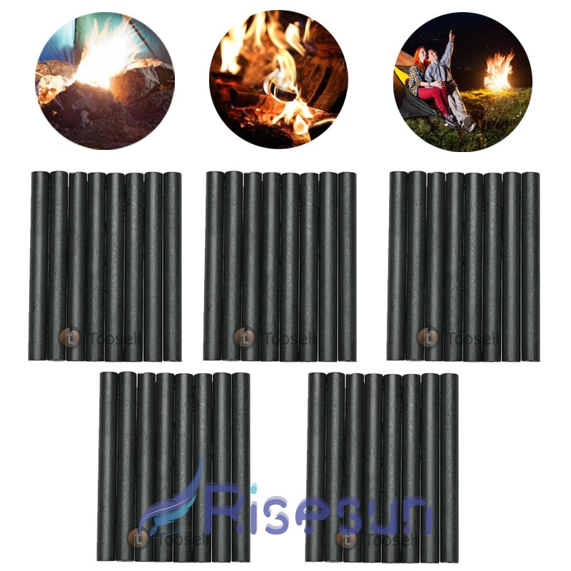 Lot Outdoor Survival Ferrocerium Flint Fire Starter Magnesium Ferro Rod Camping